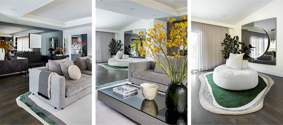 Modern Living Room designed by Guidon Studio