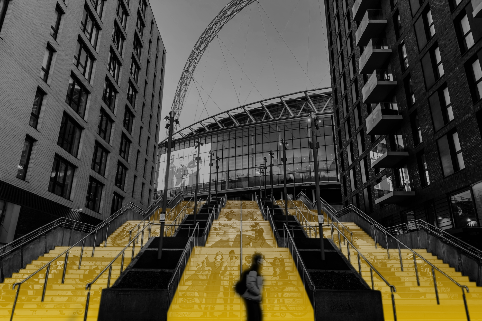 Pantone & Coldplay Illuminate Wembley Park With Yellow 25