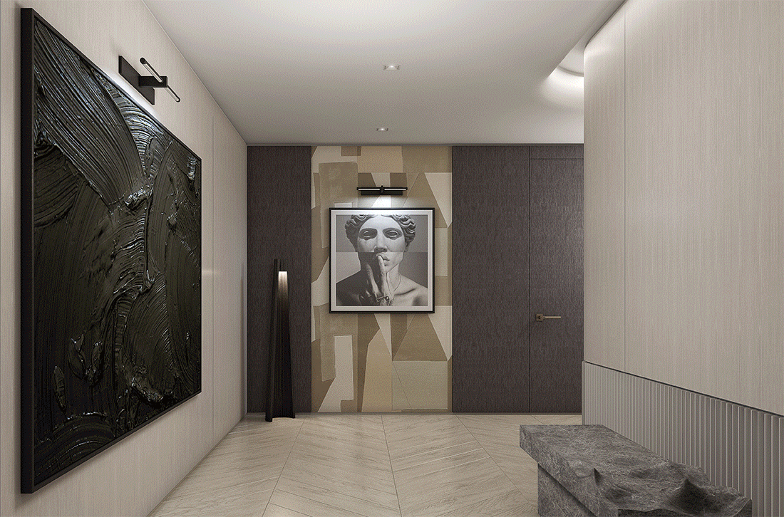 art in luxury interior design